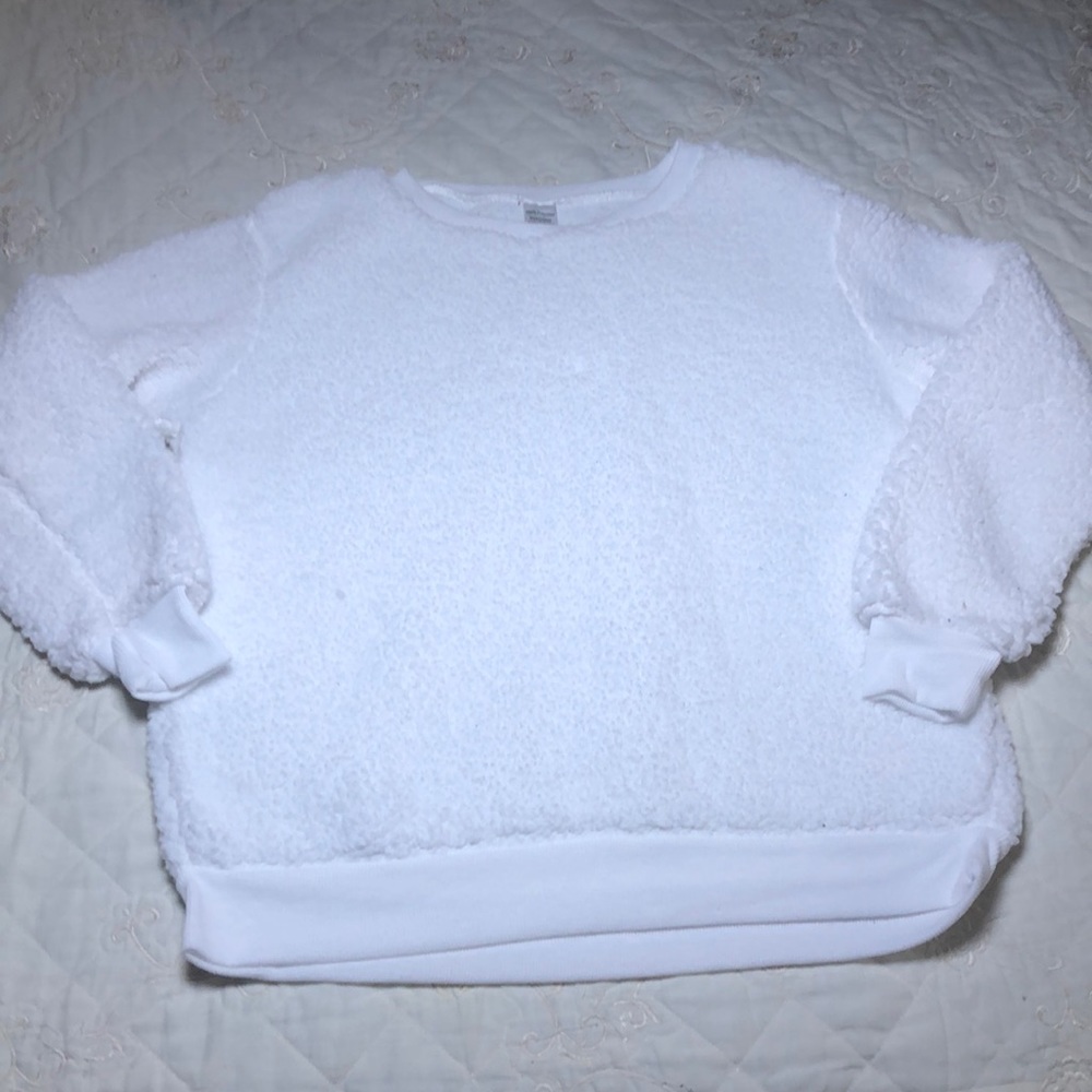 White Teddy Bear Crewneck Sweatshirt